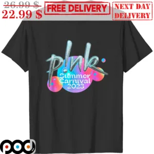 Pink Summer Carnival 2023 Tour Concert Merch Album Shirt