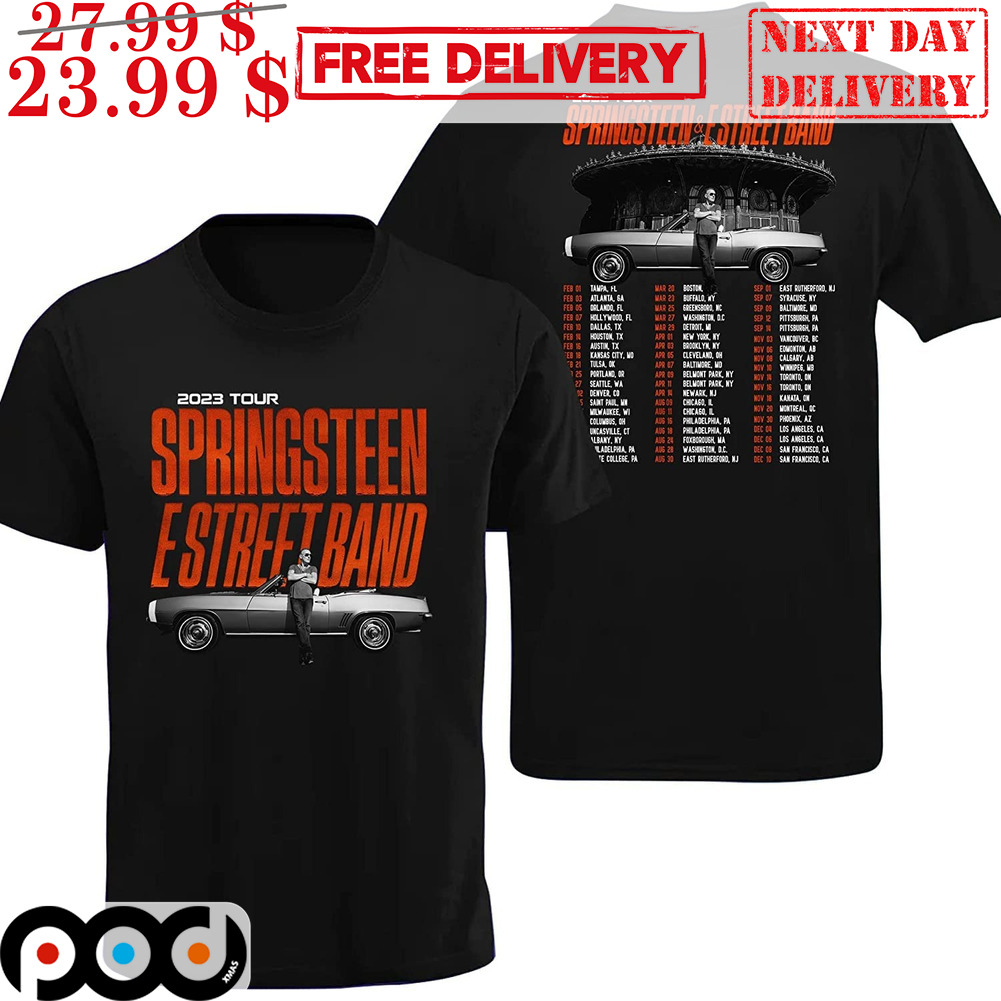 2023 Tour Bruces Springsteen Estreet Band Shirt