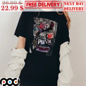 Spider Man Spider Punk Hobie Brown Across The Spider Verse June 2 2023 Art Graphic Shirt