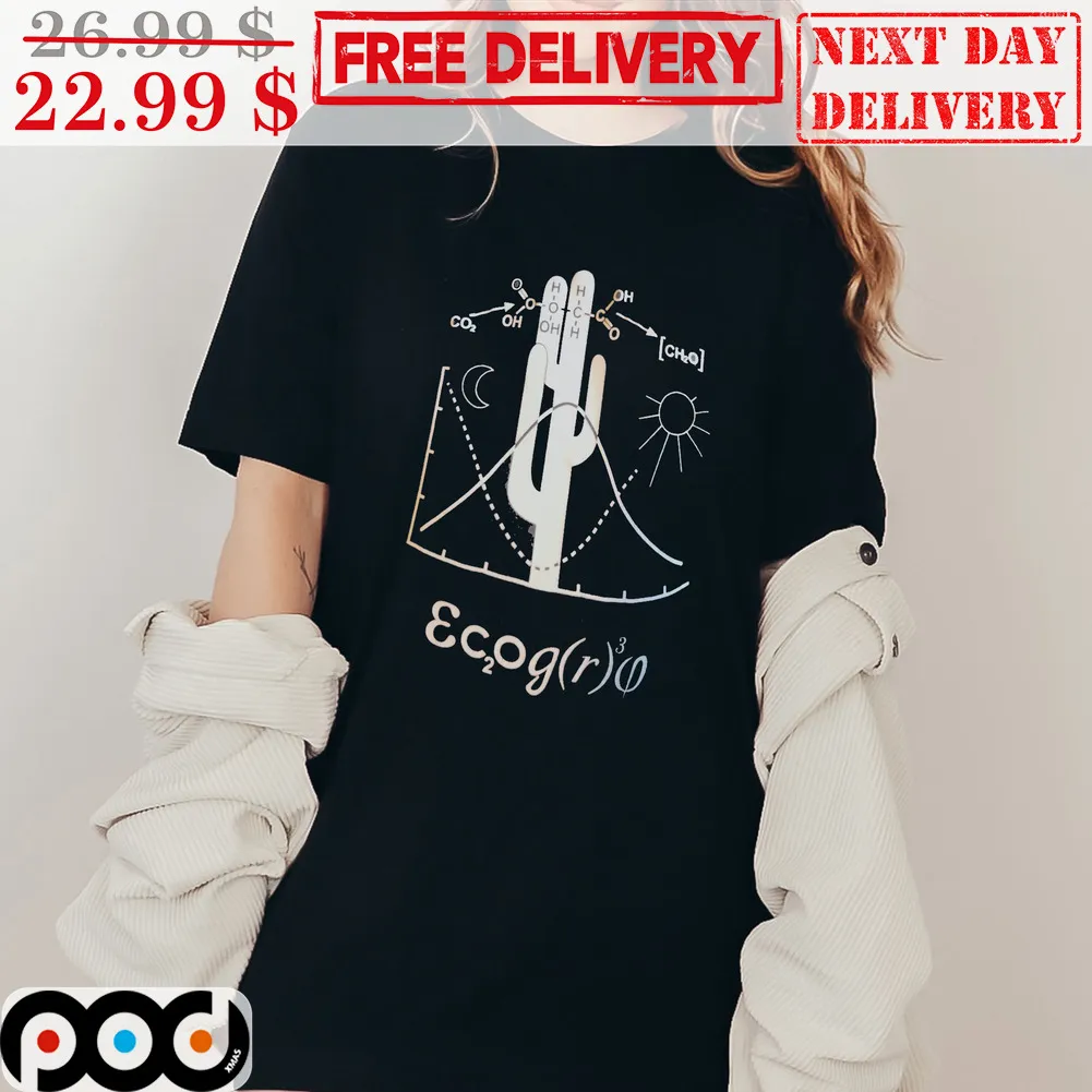 Chemical formula Ec2ogRo Cactus Sun Shirt