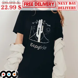 Chemical formula Ec2ogRo Cactus Sun Shirt