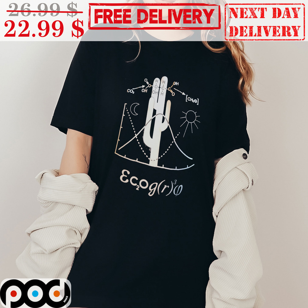 Chemical formula Ec2ogRo Cactus Sun Shirt
