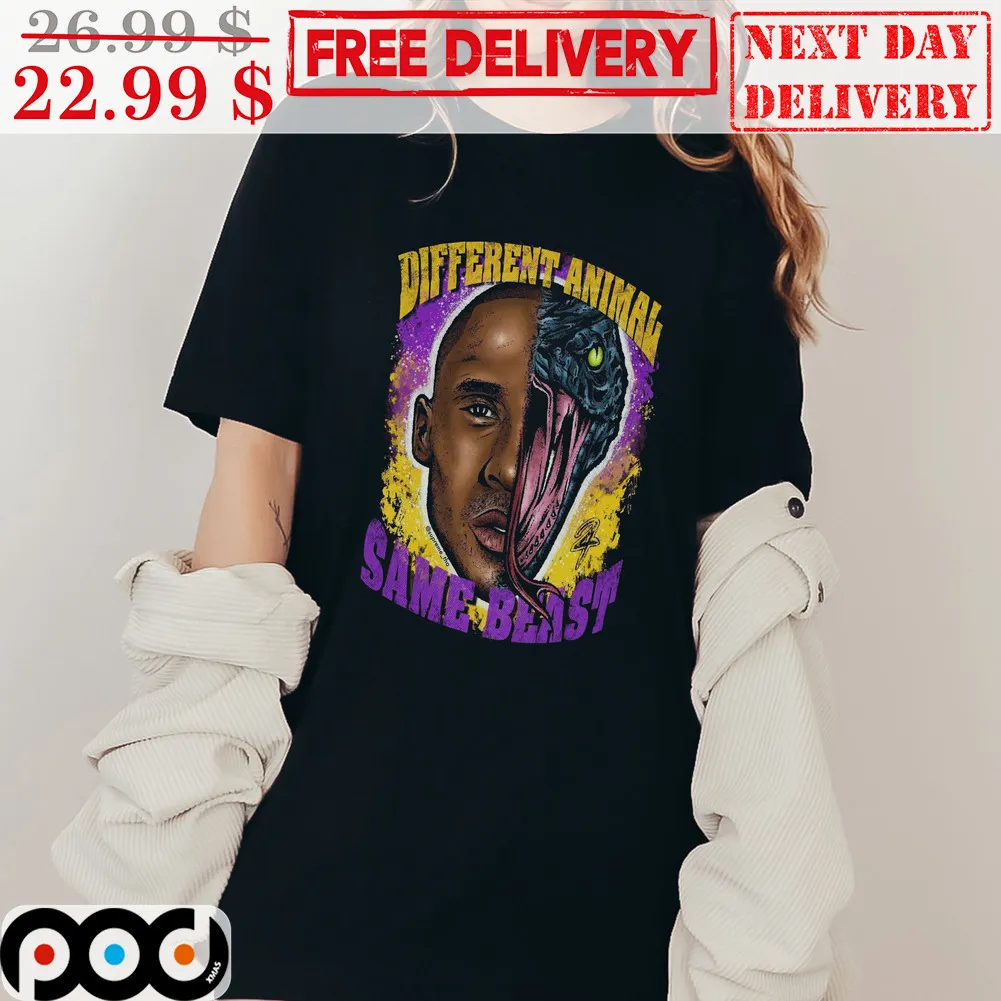 Different Animal Same Beast Kobe Bryant King Cobra NBA Shirt