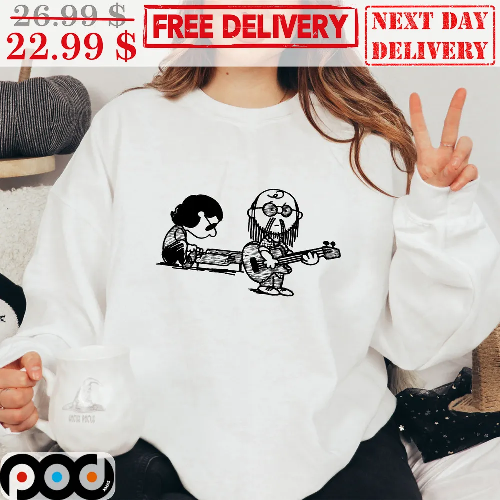 Steely Dan Becker and Fagen as Peanuts shirt