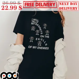 I Will Tally My Regreats On The Skulls Of My Enemies Shirt