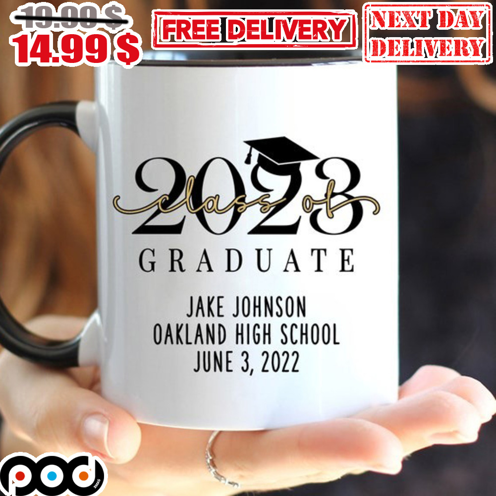Class Of 2023 Graduate Custom Name Gift Mug