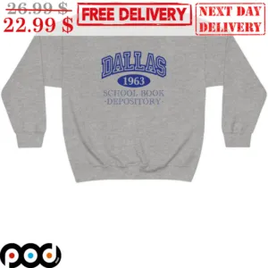 Dallas 1963 School Book Depository Vintage Sweater