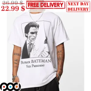 Patrick Bateman American Psycho Vice President Vintage Shirt