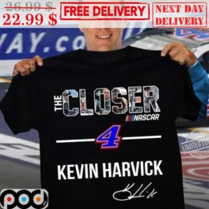 The Closer Nascar 4 Kevin Harvick Signature Vintage Shirt
