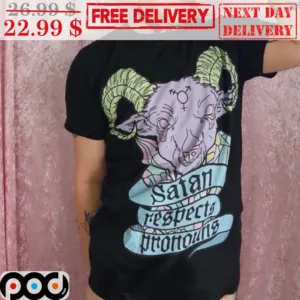 Satan Respect Peonouns Vintage Shirt