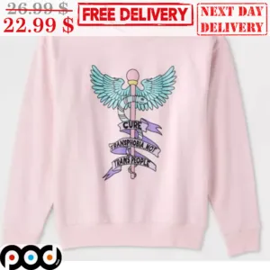 Snake Cure Transphobia Not Trans People Angel Wings Shirt
