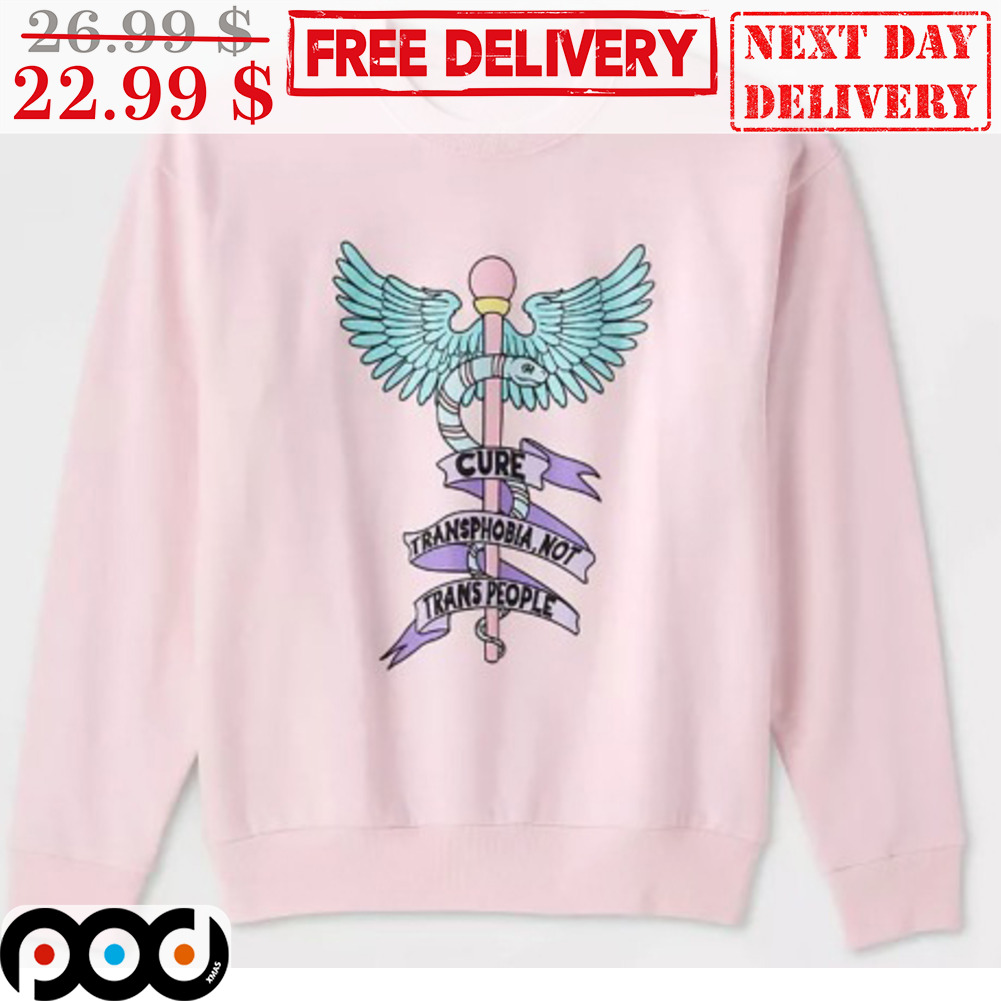 Snake Cure Transphobia Not Trans People Angel Wings Shirt