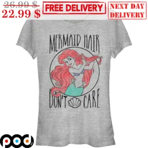 The Little Mermaid Hair Don't Care Vintage Shirt