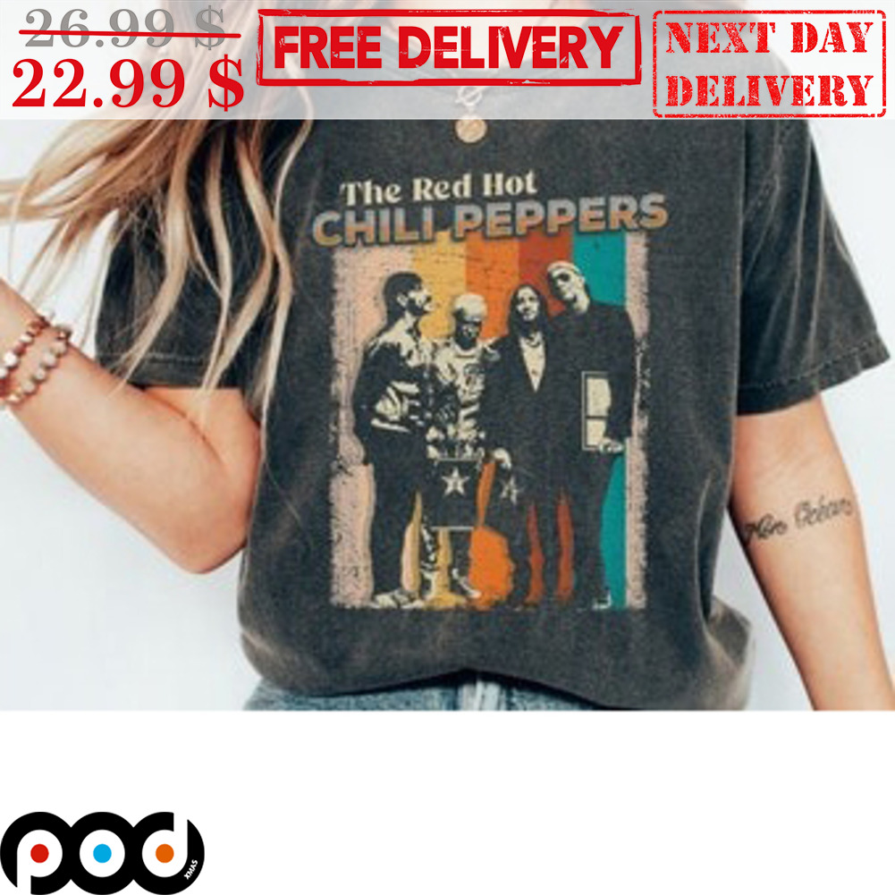 Get The Red Hot Chili Peppers Band Sunset Vintage Tour 2023 Shirt