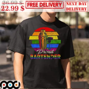 LGBTQ Proud Bartender Vintage Shirt