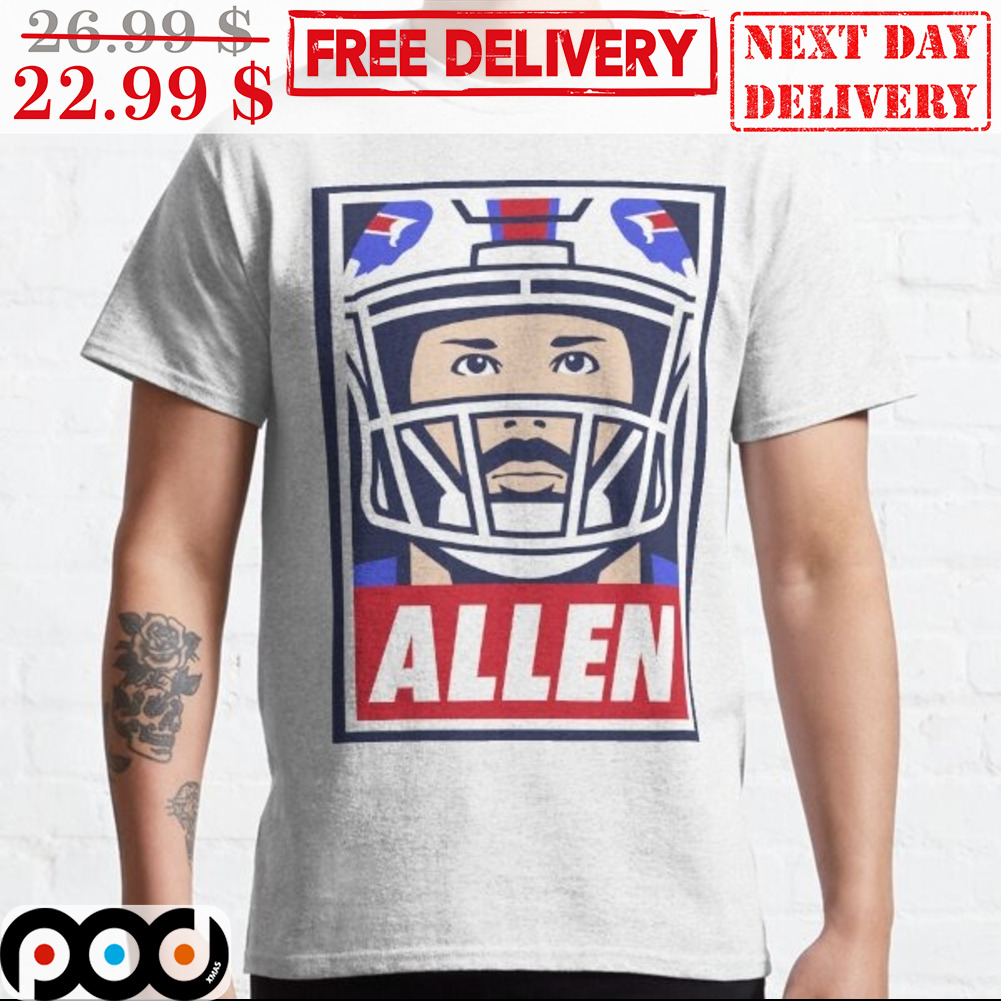 josh allen face shirt