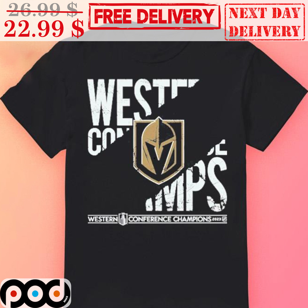 Vegas Golden Knights NHL Western Conference Champions 2023 Black
