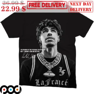 LaMelo Ball Charllote Hornets Signature I'm Proud Of The Person I've Become NBA Shirt