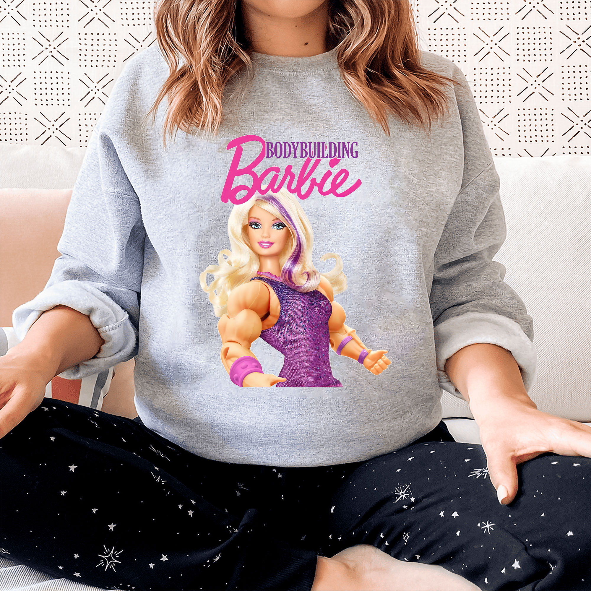 Get Body Building Barbie Gym Shirt For Free Shipping • Custom Xmas Gift