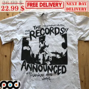 May 10th The New Wave Music Records Announced The Venue And Vinyl Shirt