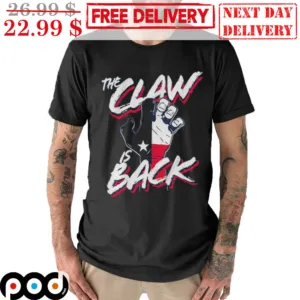 Raised First The Claw Is Back Vintage Shirt