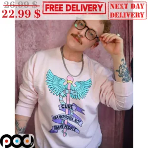 Target Satanic Line Cure Transphobia Not Trans People Shirt