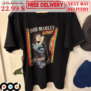 Bob Marley Live Vintage Shirt
