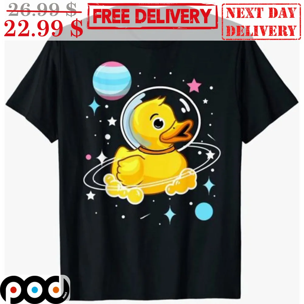 Duck Astronaut Space Shirt