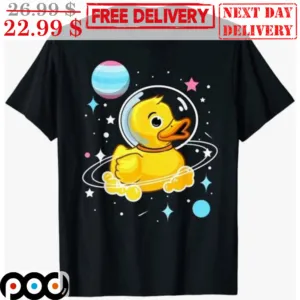 Duck Astronaut Space Shirt