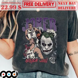 Nikola Jokic Joker NBA Player Vintage Shirt