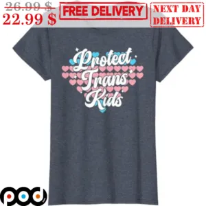 Protect Trans Kids Love Heart LGBTQ Pride Month Shirt