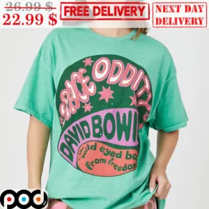Space Oddity David Bowid Graphic Vintage Shirt