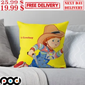 Good Guys Cartoon A Cowboy Cute Pillow