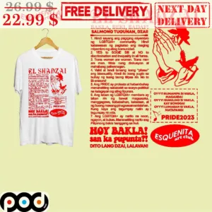 EL Shadzai Bakla Beki Badaf Salmong Tugunan DZA Shirt