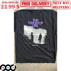 The Throw Up Girl She Throws Up Man Night Shadow Shirt
