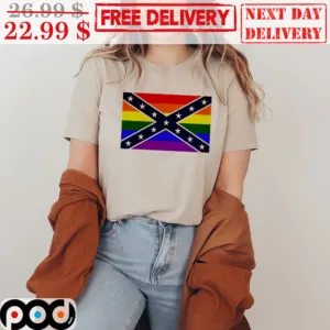 LGBTQ Gay Confederate Pride Flag T Shirt
