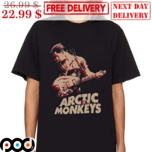 Artic Monkeys Play Guitar Graphic Vintage Shirt
