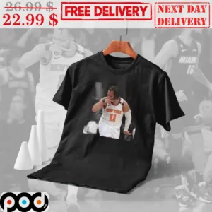 Jalen Brunson 3 Point Highlight New York Knicks NBA Player Shirt