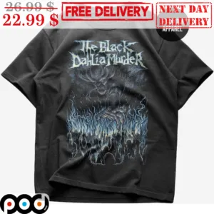 The Black Dahlia Murder Metal Band Music Devil Fire Hell Graphic Vintage Shirt