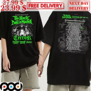 The Black Dahlia Murder Terror Tour 2023 Graphic Albums Shirt