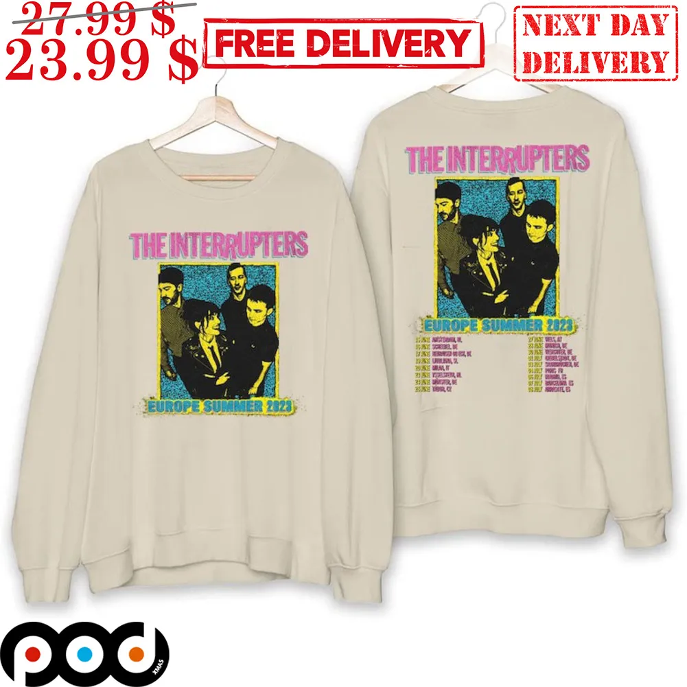 The Interrupters 2023 Europe Summer Tour Vintage Shirt