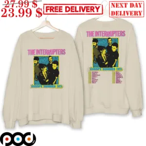 The Interrupters 2023 Europe Summer Tour Vintage Shirt