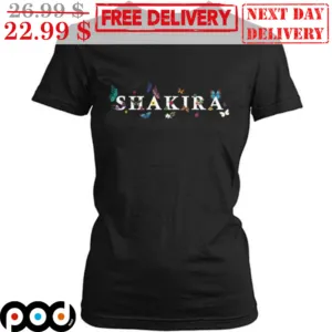 Shakira Butterflies Nature Shirt