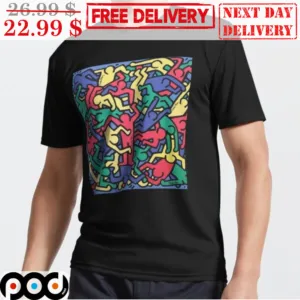 Keith Haring Art Graphic Vintage Shirt