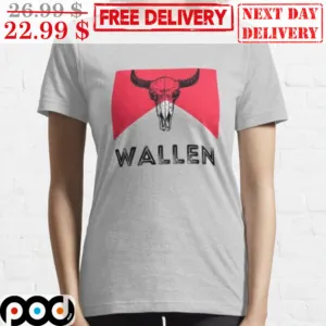 Morgan Wallen Music Country Vintage Bull Skull Shirt