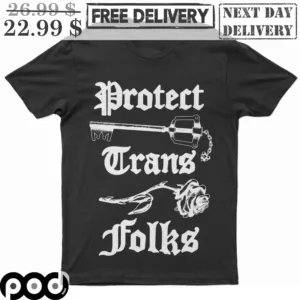 Protect Trans Folks Key Roses Vintage Shirt