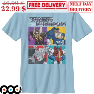 Transformers Ultra Magnus Insecticons Soundwave Megatron Cartoon Characters Shirt