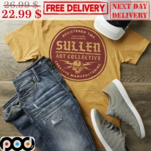 Registered Southern California Sullen Art Collective Skull Vintage Shirt