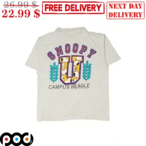 Snoopy U Campus Beagle Vintage Shirt
