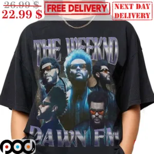 The Weeknd Dawn FM Vintage World Tour 2023 Shirt